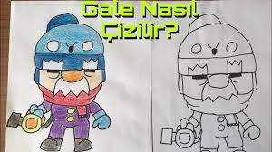 With his blower, he blasts foes with a wide shot of wind and snow, while his super pushes them back with a forceful blizzard!. Gale Nasil Cizilir How To Draw Gale Brawl Stars Youtube