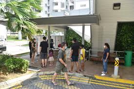 820 / 9 to 17 ( 13 blocks, 54 stacks) car park capacity. Covid 19 Testing Under Way For More Than 300 Residents At Punggol Hdb Block Cna