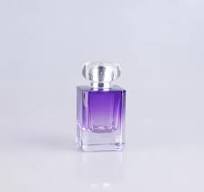 Envases de cosméticos al por mayor, botella de spray de vidrio morado,  botellas de perfume de vidrio