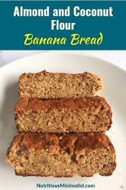 Almond And Coconut Flour Banana Bread Recipe Coconut Flour Banana Bread Banana Bread Almond Flour Gluten Free Banana Bread Coconut Flour