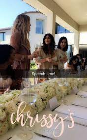 Chrissy Teigen Celebrates At Baby Shower With Kim Kardashian And Her Family E Online Khloe Kardashian Baby Shower Baby Shower Pictures Chrissy Teigen