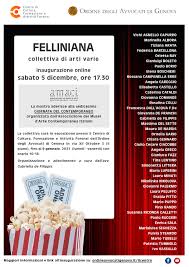 Domanda di ammissione gratuito patrocinio penale. Ordine Degli Avvocati Di Genova Giornata Amaci Collettiva Di Arti Varie Dedicata A Fellini