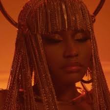The video is an elaborate recreation of the album cover art, featuring minaj dressed like cleopatra. Streaming Video Used Tumblr