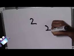 Learn to count and write number 6. An Easy Way To Write Number 2 Youtube