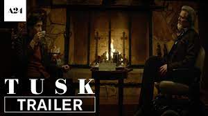 A chilling horror tale about the perils of storytelling, tusk follows a brash american podcaster as he braves the canadian wilds to interview an old man with an. Tusk Official Trailer Hd A24 Youtube