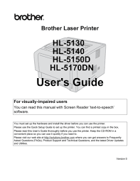 Download 873 brother printer pdf manuals. Brother Hl 5150d User Manual Manualzz