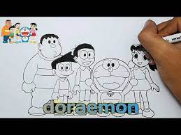 Tentunya untuk mendapatkan hasil yang baik, diperlukan beberapa tips dan melihat contoh karyanya. Menggambar Dan Mewarnai Doraemon Dan Kawan Kawan Draw And Color Doraemon And Friends Youtube