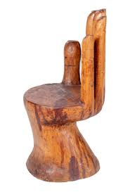 Rare parzival chair design of christopher knowles 1990. Hand Shaped Fruit Wood Set Of Table And Four Chairs At 1stdibs
