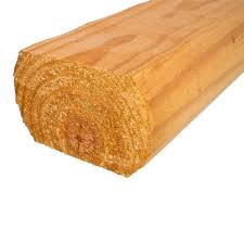 Unbranded 8 Ft Landscape Timber 288731 The Home Depot Landscape Timbers Easy Landscaping Landscape Design