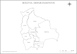 Mapas De Bolivia Para Colorear