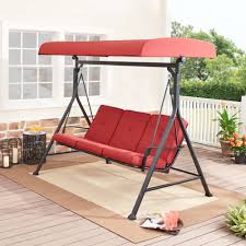 Check spelling or type a new query. Mainstays Forest Hills 3 Person Steel Porch Swing Beige Black Walmart Com Walmart Com