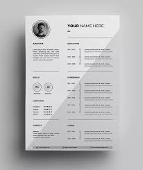 Resume Design Templates 06 By Surotype On Envato Elements Resume Design Template Resume Design Graphic Design Resume