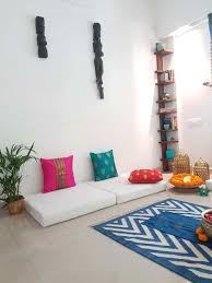 Image #35 from 39, floor seating ideas which make don want. Kajal Tyagi Home Tour Thekeybunch Floor Seating Living Room Indian Home Decor Home Decor