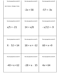 Some of the worksheets for this concept are two step equations coloring work, 2 step equations color pdf, solving equations color by number ebook, two step equations date period, name, solving one and. 12 Best Images Of One Step Equations Coloring Worksheet One Step Equations Worksheets One