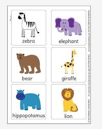 Singaporebaby Com Animal Flashcards Flashcards Zoo Animals