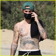 Maybe you would like to learn more about one of these? Justin Bieber Shows Off His Tattoos During A Shirtless Hike Justin Bieber Shirtless Just Jared Jr