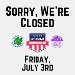Closed - Independence Day — CSMC