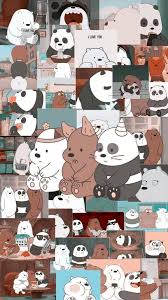 The symbol bears the checkered eye and the text low vision. We Bare Bears Lockscreen Hd 576x1024 Wallpaper Teahub Io