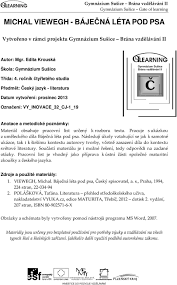 Learn vocabulary, terms and more with flashcards, games and other study tools. Michal Viewegh Bajecna Leta Pod Psa Pdf Stazeni Zdarma