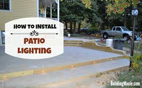 See more ideas about patio lighting. Installing In Patio Lighting More Patio Progress