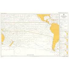 Admiralty Chart 5128 12 Routeing South Pacific Ocean December
