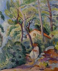 View La Breste Maison Rouge Environs De Marseille By Henri Charles Manguin On Artnet Browse Upcoming And Past Auction Lots By H In 2020 Art Fauvist Artwork Painting