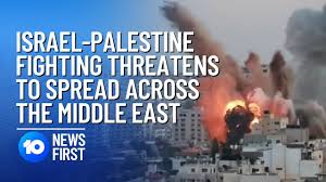 Israel-Palestine Fighting Threatens To Spread Across Middle East | 10 News  First - YouTube