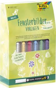 Motiv und größe aussuchen größe m füllt ein a4 blatt. Folia Fensterbilder Vorlage Maxi Set Warme Kaufland De