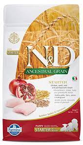 Farmina n&d ancestral grain chicken puppy medium & maxi. Farmina N D Ancestral Grain Dry Dog Food Starter Puppy All Breed 0 8 Kg Chicken And Pomegranate Amazon In Pet Supplies
