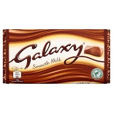 Did you ever think that the shape of a piece of chocolate can affect the way it feels to eat well thats why we lovingly created our galaxy shape. Galaxy Chocolate Bar 42g Sweet Thrills