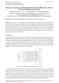 In this article, you will know the full form of computer, the simple definition of computer, how does computer work, the block diagram of computer, types of computer, uses of. Research And Design Of Distributed Controllers For Mechanical Arms Of Humanoid Robot Based On Fcs Scientific Net