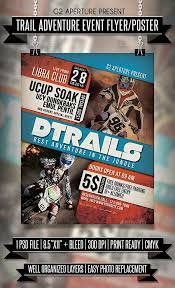 Trail Adventure Event Flyer Poster Flyer Event Flyer Poster Template Design