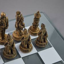 Medieval Knight Chess Set Ytc Summit Touch Of Modern Marble chess sets and chess tables.