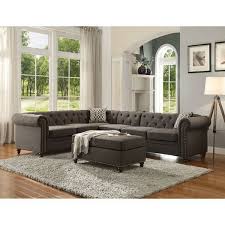 Lark Manor Bergeronnes Reversible Sectional Reviews Wayfair Fabric Sectional Sofas Furniture Wayfair Living Room Chairs