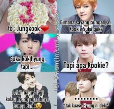 Namanya dikenal bersama grup bandnya dewa 19. Meme Bts Kocak Home Facebook