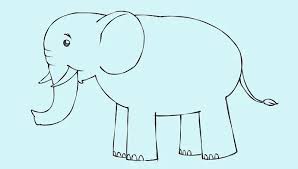 17+ sketsa gambar gajah mudah dan lengkap beserta caranya gambar mewarnai: Elephant Cara Menggambar Gajah