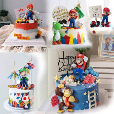 Peach's birthday cake is princess peach's board in mario party. Buy Super Mario Mini Toys For Boys Mario Bros Series Action Figures Toys Mario Brothers Cartoon Theme Collection Playset Suitable For Kids Birthday Party Cake Toppers Cake Decorations Baby Shower 18pcs Online In Vietnam