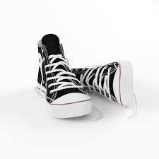 Converse All Star Shoes 3d Model