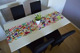 Multicolor Otomi Table Runner 100 Organic Table Runner Otomi Table Runner Mexican Bed Cover M In 2020 Mexican Table Setting Mexican Decor Mexican Table Runner