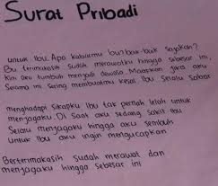 Pembuka surat soal 20 bahasa isi surat pribadi yang paling santun adalah. Suntinglah Surat Pribadi Tersebut Dengan Pedoman Berikut 1 Apakah Surat Tersebut Sudah Lengkap Brainly Co Id
