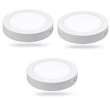 Led roof lights for home. Buy Mufasa 6 Watts Round Led Surface Panel Light Downlight Recessed Light Ceiling Light Cobe Light Roof Light Warm White Pack Of 3 Online At Low Prices In India Amazon In