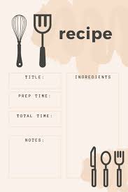 Recipe cards (2 per page) make your own 4 x 6 inch recipe cards using this accessible template. Free Online Recipe Card Maker Design A Custom Recipe Card Canva