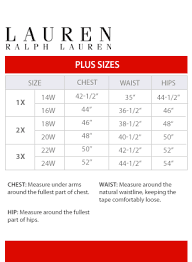 Ralph Lauren Plus Size Chart Via Macys In 2019 Baby Size