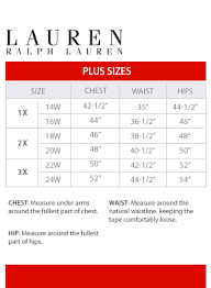 ralph lauren plus size chart via macys in 2019 baby size