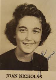 Joan Marie Nicholas White (1936-1980)