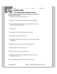 In this fundamental counting principle worksheet, students solve and complete 6 different problems that include determining the number of license what is the fundamental counting principle? The Fundamental Counting Principle Worksheet For 7th 8th Grade Lesson Planet