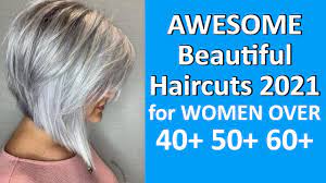 Top 12 curly hairstyles for women over 50 to rock 2021 though curly hairstyles for women over 50 isn't a new trend, it wasn't easy to pick out top curly hairstyles, and we are sure that if you do good research, you will find what you were looking for, but we hope that this article will give you at least a few good ideas. Newest Haircuts For Ladies 2021 Over 50 60 70 Years Youtube