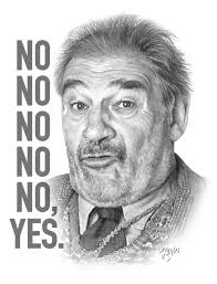 It's weekend, NO NO NO, Yes 😂 my sketch of the late Trevor Peacock Jim  Trott