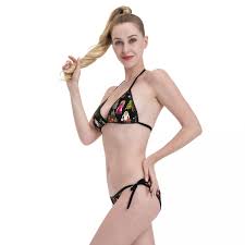 Exotic Triangle Bikini Muppets Miss Piggy Kermit 80s Muppet Show Anime  Bikinis Swimwear Thong vintage Beach wear - AliExpress
