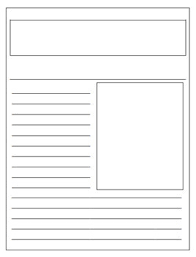 Time for kids asked klassen five questions about his work. Newspaper Article Template Worksheets Teaching Resources Tpt